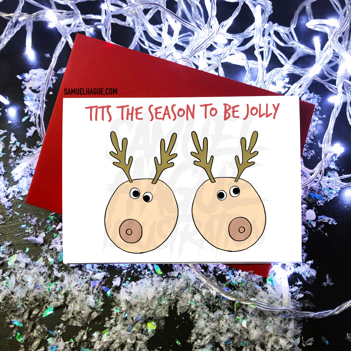 Tits the Season - Christmas Card – Samuel Hague Illustration